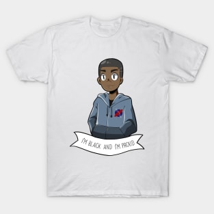 Black Lives Matter Male Cartoon T-Shirt